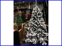 Perfect Holiday Christmas Tree, 6-Feet, Flocked Snow 6 feet