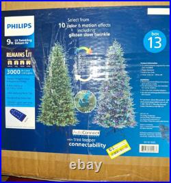 Philips 9ft Pre-Lit Artificial Christmas Tree Bi-Color LED with Remote