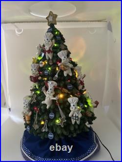 Pillsbury Doughboy 2002 Danbury Mint WORKING Lighted CHRISTMAS Tree