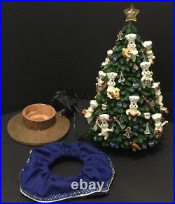 Pillsbury Doughboy 2002 Danbury Mint WORKING Lighted CHRISTMAS Tree
