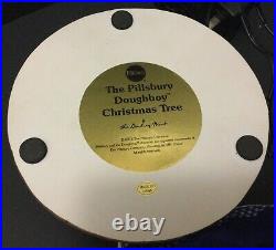 Pillsbury Doughboy 2002 Danbury Mint WORKING Lighted CHRISTMAS Tree