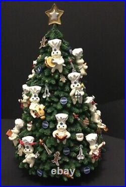 Pillsbury Doughboy 2002 Danbury Mint WORKING Lighted CHRISTMAS Tree