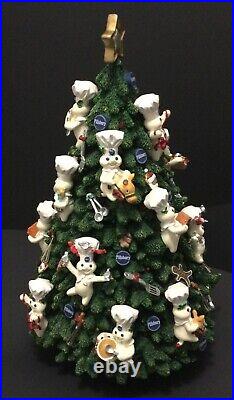 Pillsbury Doughboy 2002 Danbury Mint WORKING Lighted CHRISTMAS Tree