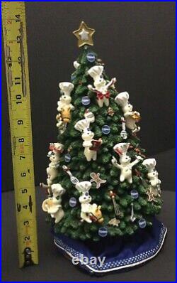 Pillsbury Doughboy 2002 Danbury Mint WORKING Lighted CHRISTMAS Tree