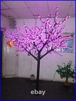Pink 6.5ft/2M LED Cherry Blossom Tree Light 1,152pcs LEDs Outdoor Use Rainproof