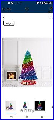 Polygroup 7.5 ft Musical Christmas Tree 58% off Speaker with Audio Output