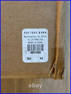 Pottery Barn XL Lit Potted Pine Tree Stately 60 5' Height Burlap Bottom EUC