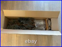 Pottery Barn XL Lit Potted Pine Tree Stately 60 5' Height Burlap Bottom EUC