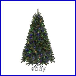 PreLit 400 Color Changing LED Lights 7Ft Valley Spruce Artificial Christmas Tree