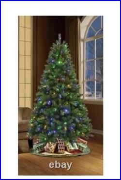 Pre-Lit 400 Color Changing LED Lights Valley Spruce Artificial Christmas Tree, 7