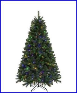 Pre-Lit 400 Color Changing LED Lights Valley Spruce Artificial Christmas Tree, 7