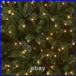 Pre-Lit Artificial Christmas Tree, Green, North Valley Spruce, White Lights, 7 Feet Pre-Lit Artificial Christmas Tree, Green, North Valley Spruce, White Lights, 7 Feet