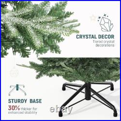 Pre-Lit Aspen Fir Artificial Christmas Tree 6.5ft with Remote, Layered Christ