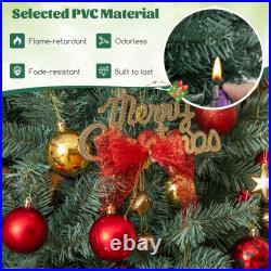 Pre-Lit Blue Artificial Christmas Tree Slim with 9 Lighting Modes Pre-Lit Blue Artificial Christmas Tree Slim with 9 Lighting Modes