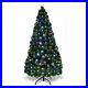 Pre_Lit_Christmas_Tree_Green_LED_Lights_Fiber_Optic_Bushy_Xmas_Home_Decor_4_7FT_01_zees