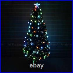 Pre Lit Christmas Tree LED Fibre Optic Lights Up Xmas Home Decorations Berries