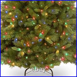 Pre-lit Artificial Christmas Tree Includes Pre-strung Multi-Color Lights an