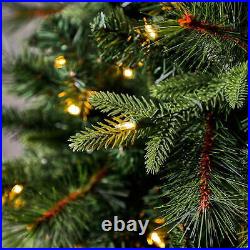 Prelit 350 LED Clear Lights Brookfield Fir Artificial Christmas Tree 7' Decor