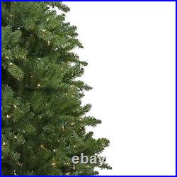 Prelit Artificial Christmas Tree Slim Eastern Pine Clear Lights