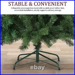 Prelit Artificial Christmas Tree with Lights 6ft/7.5ft Snow Flocked Holiday Xmas