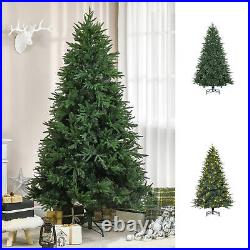 Prelit Artificial Christmas Tree with Realistic Branches Warm White LED Lights