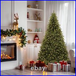 Prelit Christmas Tree 6Ft with Remote, Green Spruce Christmas Tree for Home, Off