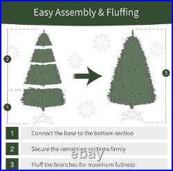 Puleo 9 Ft Pre-lit Artificial Christmas Tree Slim Fraser Fir 800 Clear Lights