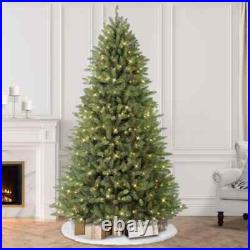 Puleo International 7.5 ft Prelit Fraser Fir Artificial Christmas Tree 600 Light