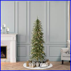 Puleo International Pre-Lit 6' Alpine Artificial Christmas Tree with 200 Lights