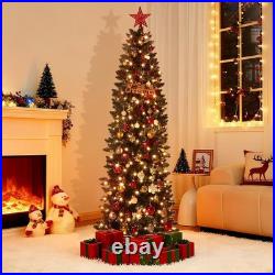 Pull up Christmas Tree Pre Lit with 200 LED Lights 6FT Pop up Christmas Tree USA