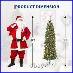 Pull up Christmas Tree Pre Lit with 200 LED Lights 6FT Pop up Christmas Tree USA