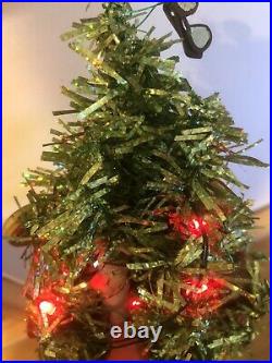 RARE Dept 56 A Christmas Story Tinsel Tree (2005) Lighted EXCELLENT! 12