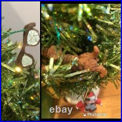 RARE Dept 56 A Christmas Story Tinsel Tree (2005) Lighted EXCELLENT! 12