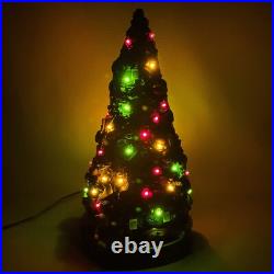 RARE The Danbury Mint Baltimore Ravens Lighted Christmas Tree NFL Football