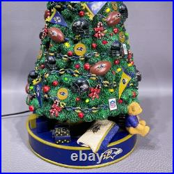 RARE The Danbury Mint Baltimore Ravens Lighted Christmas Tree NFL Football RARE The Danbury Mint Baltimore Ravens Lighted Christmas Tree NFL Football