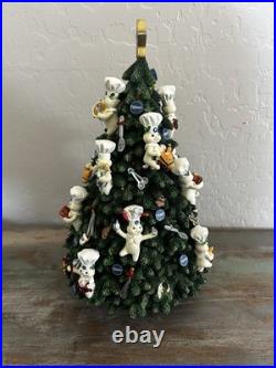 Rare Pillsbury Doughboy DANBURY MINT Lighted 13 Christmas Tree