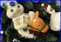 Rare Pillsbury Doughboy DANBURY MINT Lighted 13 Christmas Tree