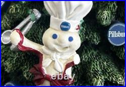 Rare Pillsbury Doughboy DANBURY MINT Lighted 13 Christmas Tree