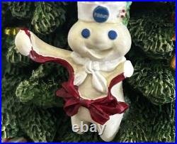 Rare Pillsbury Doughboy DANBURY MINT Lighted 13 Christmas Tree
