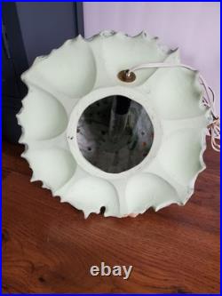 Rare Vintage Ceramic Lighted Christmas Tree With Teddy Bears & Multi Color Bulbs