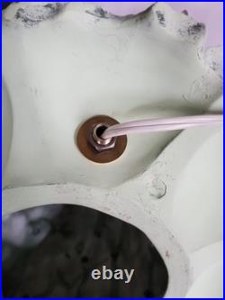 Rare Vintage Ceramic Lighted Christmas Tree With Teddy Bears & Multi Color Bulbs