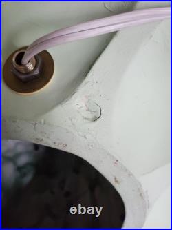 Rare Vintage Ceramic Lighted Christmas Tree With Teddy Bears & Multi Color Bulbs