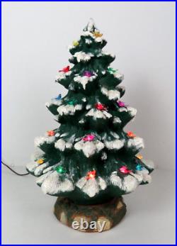 Rare Vtg 1979 Ann's Original Ceramic Light Up Christmas Tree 18 1/2 Tall Birds Rare Vtg 1979 Ann's Original Ceramic Light Up Christmas Tree 18 1/2 Tall Birds