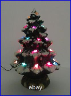 Rare Vtg 1979 Ann's Original Ceramic Light Up Christmas Tree 18 1/2 Tall Birds Rare Vtg 1979 Ann's Original Ceramic Light Up Christmas Tree 18 1/2 Tall Birds