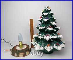Rare Vtg 1979 Ann's Original Ceramic Light Up Christmas Tree 18 1/2 Tall Birds Rare Vtg 1979 Ann's Original Ceramic Light Up Christmas Tree 18 1/2 Tall Birds