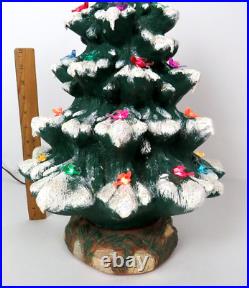 Rare Vtg 1979 Ann's Original Ceramic Light Up Christmas Tree 18 1/2 Tall Birds Rare Vtg 1979 Ann's Original Ceramic Light Up Christmas Tree 18 1/2 Tall Birds