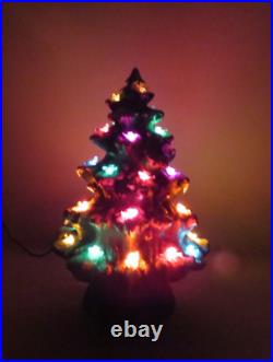 Rare Vtg 1979 Ann's Original Ceramic Light Up Christmas Tree 18 1/2 Tall Birds Rare Vtg 1979 Ann's Original Ceramic Light Up Christmas Tree 18 1/2 Tall Birds