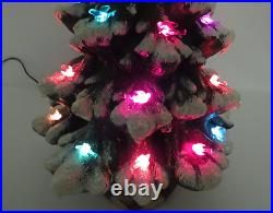 Rare Vtg 1979 Ann's Original Ceramic Light Up Christmas Tree 18 1/2 Tall Birds Rare Vtg 1979 Ann's Original Ceramic Light Up Christmas Tree 18 1/2 Tall Birds