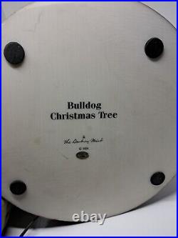 Retired Danbury Mint English Bulldog Lighted Christmas Tree Rare READ No Star Retired Danbury Mint English Bulldog Lighted Christmas Tree Rare READ No Star