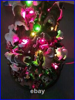Retired Danbury Mint English Bulldog Lighted Christmas Tree Rare READ No Star Retired Danbury Mint English Bulldog Lighted Christmas Tree Rare READ No Star